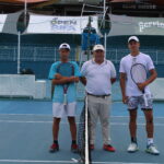 Finale Aoi OURA vs Daniel JOVANOVSKI et l'arbitre Pierre-Louis MESSONNIER, ITF Juniors noumea 2023, NC TENNIS, Tennis Nouvelle Calédonie