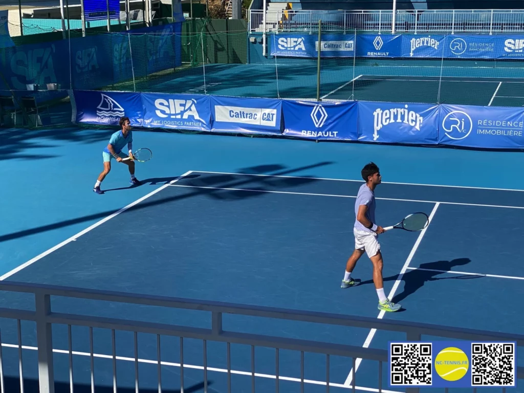 OPEN SIFA 2024, Résultats de la journée du 04 janvier 2024 - Quart de finale, Maxime CHAZAL, Gillian OSMONT, Ligue Calédonienne de Tennis, Tennis Nouvelle-Caledonie, NC-TENNIS.FR