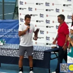 Open SIFA 2024, Cérémonie remise des prix, Enzo COUACAUD, nc-tennis.fr