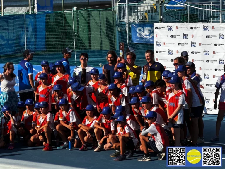 Open SIFA 2024 Final double vainqueur Colin SINCLAIR et Rubin STATHAM, Finaliste Toshihide MATSUI et Calum PUTTERGILL, nc-tennis.fr