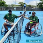 VAS REGIONAL 2023, VAS REGIONAL 2023 PARATENNIS, VAS Vanuatu Regional Championships Wheelchair, paratennis Nouvelle-Calédonie, Freddington Mulwan, André Wenehoua, Stelline Tari, Shamella Makono, André Gros, Jean-Claude Latip, Lorenzo, Tom Tete, Caroline Le SAUX