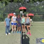 Veronique MORIN et Gianna THIONA, Stephanie DI LUCCIO et Katja BERNARD, Open SHELL AUTEUIL 2024, Tennis Club Auteuil, Tennis Nouvelle-Caledonie, nc-tennis.fr