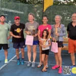 Veronique MORIN et Gianna THIONA, Stephanie DI LUCCIO et Katja BERNARD, Open SHELL AUTEUIL 2024, Tennis Club Auteuil, Tennis Nouvelle-Caledonie, nc-tennis.fr