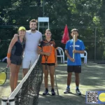 Constance GEFFRIAUD et Arthur LE HOUEROU, Heata-Nui ISTA-TOOFA et Mahé SARGITO, Open SHELL AUTEUIL 2024, Tennis Club Auteuil, Tennis Nouvelle-Caledonie, nc-tennis.fr