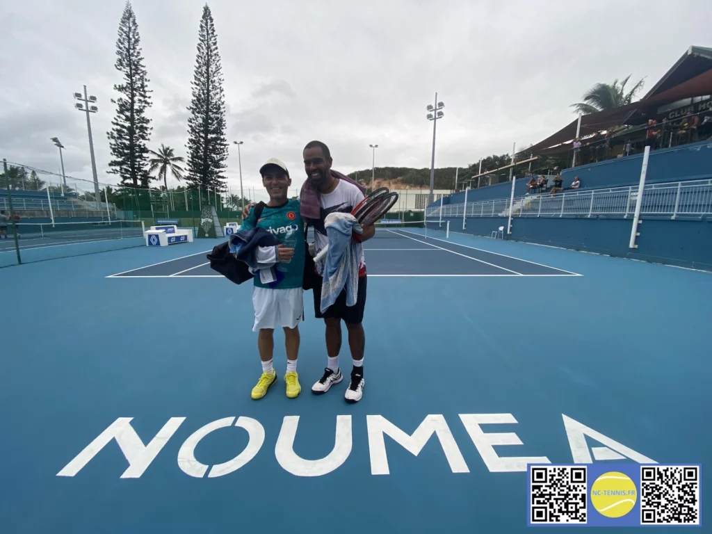 Anthony AZCOAGA et Nickolas N'GODRELA, Championnat Territorial Adultes NC 2e série, Ligue Calédonienne de Tennis