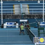 Heata-Nui ISTA-TOOFA et Wilson FOREST, Mael DESCHAMPS-MUCET et Louis MOUREN, Tournoi Multi-chances ligue calédonienne tennis 5 au 9 aout 2024