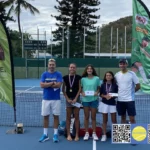 Cleore LACROIX, Heata-Nui ISTA-TOOFA, Sian MOUSSET, Circuit Lagon 2024, Ligue Calédonienne de Tennis