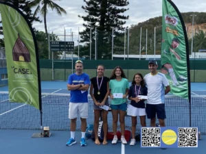 Cleore LACROIX, Heata-Nui ISTA-TOOFA, Sian MOUSSET, Circuit Lagon 2024, Ligue Calédonienne de Tennis