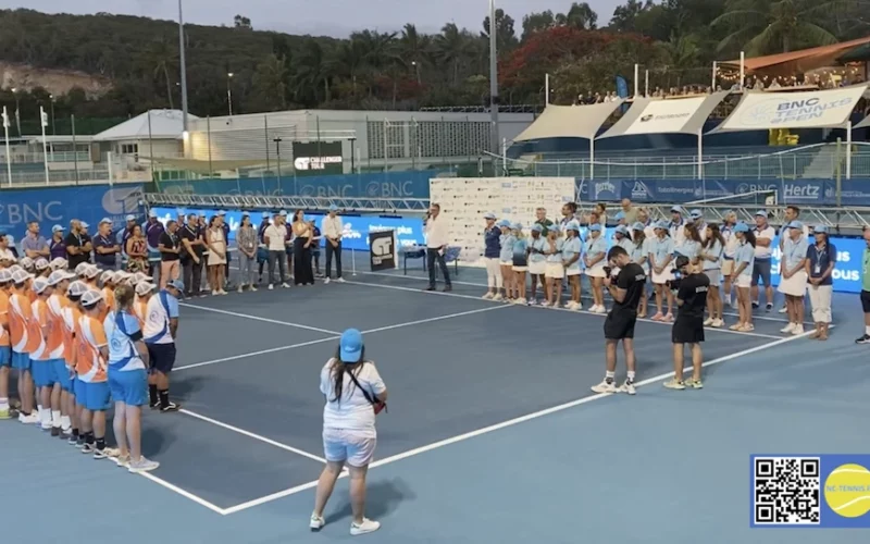 BNC TENNIS OPEN 2025 Ceremonie de cloture - Shintaro MOCHIZUKI - Moerani BOUZIGE, ChallengerNoumea